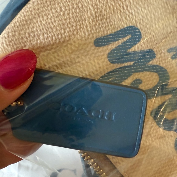 🩵 Coach NWT Teri Mini Crossbody Bag In Signature Canvas With Coach Graphic‎ - Picture 10 of 10